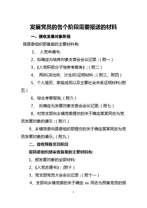 发展党员程序