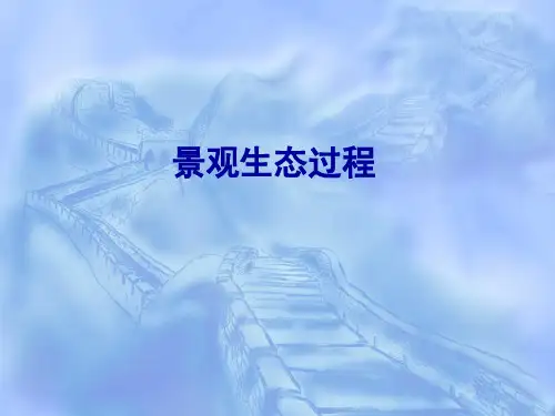 景观生态学——景观生态过程 ppt课件