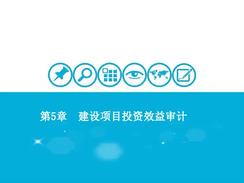 《工程项目审计》建设项目投资效益审计