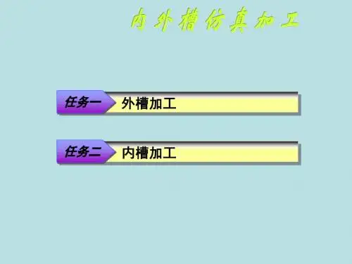 最新《数控车床编程与操作》精品课件 内外槽仿真加工