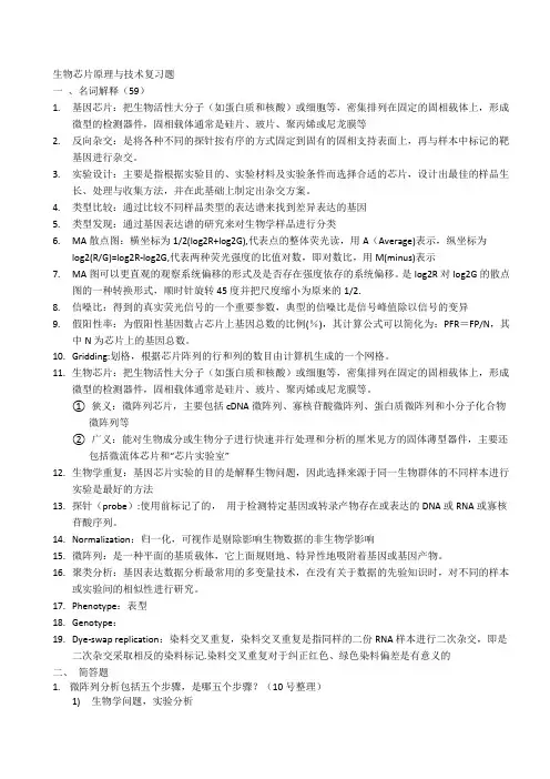 生物芯片要点