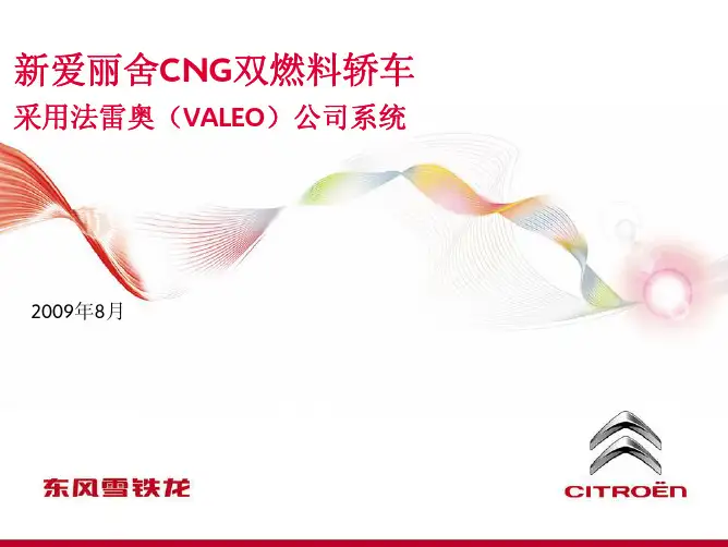 新爱丽舍CNG商务培训教材