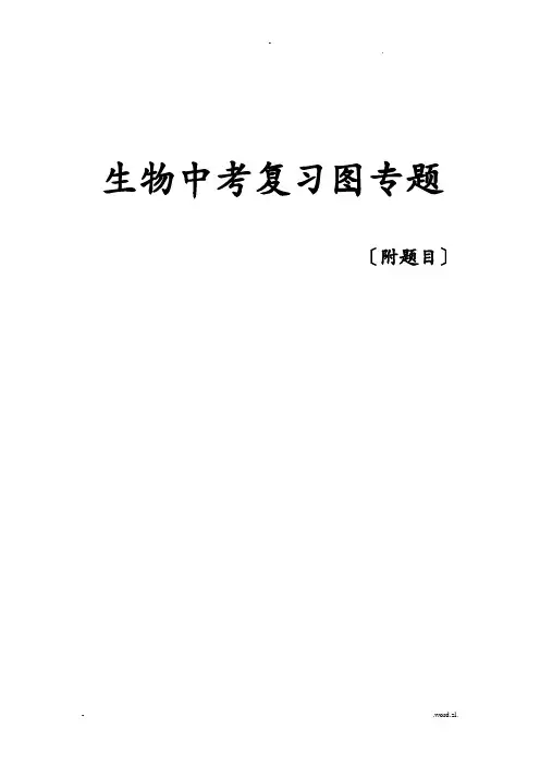 人教版初中生物中考复习图专题