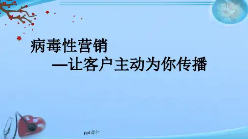 病毒性营销  ppt课件