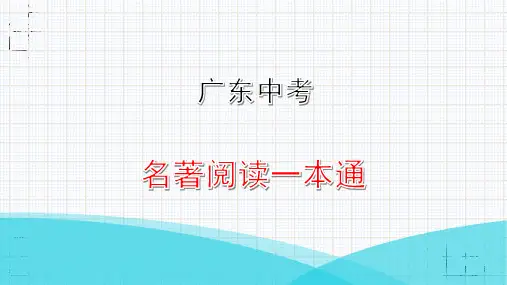 课件专项复习名著阅读《水浒传》习题ppt