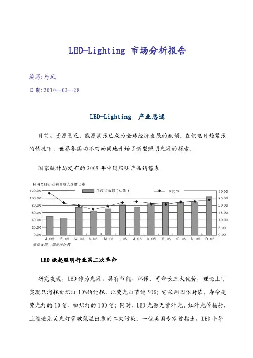 LED照明市场分析报告(行业分析报告)