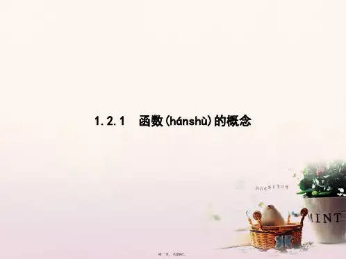 高中数学第一章集合与函数概念1.2.1函数的概念课件新人教A版必修1