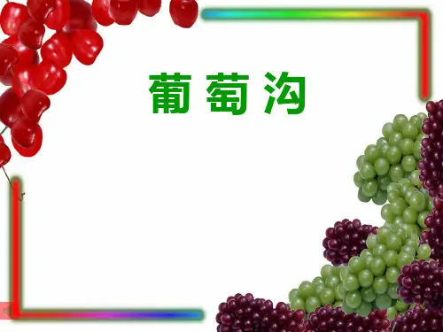 最新部编人教版二年级语文上册《葡萄沟》教学课件ppt