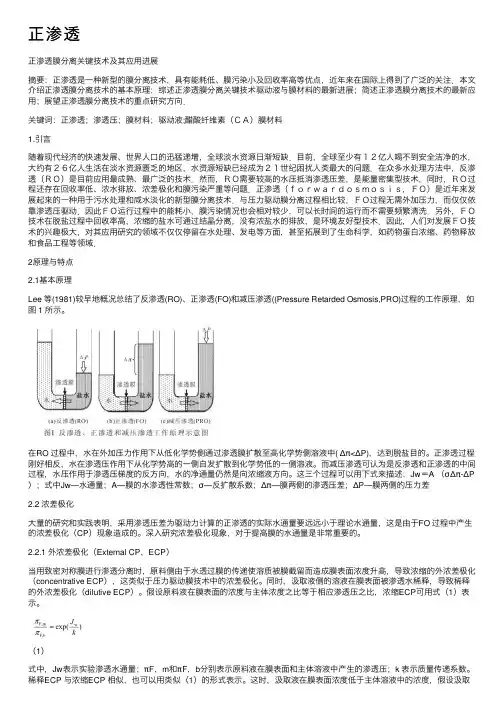 正渗透——精选推荐