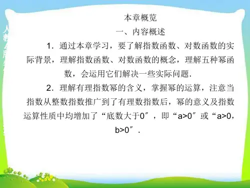 高中新课程数学新课标人教A版必修一2.1.1指数与指数幂的运算课件