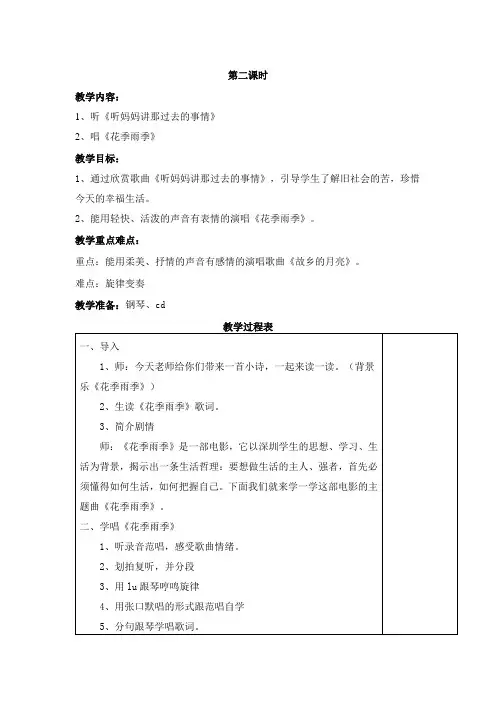 《听妈妈讲那过去的事情》