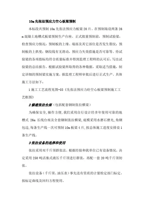 空心板梁