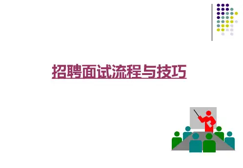 招聘面试流程与技巧