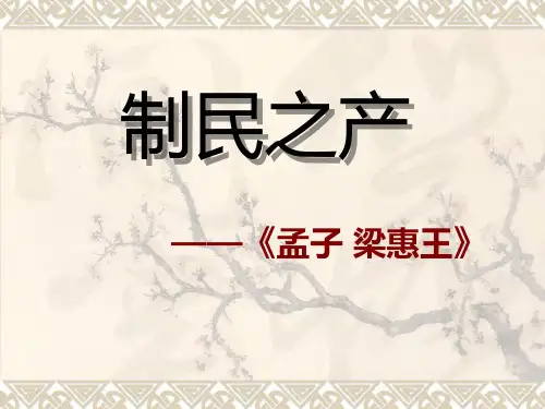 6、制民之产