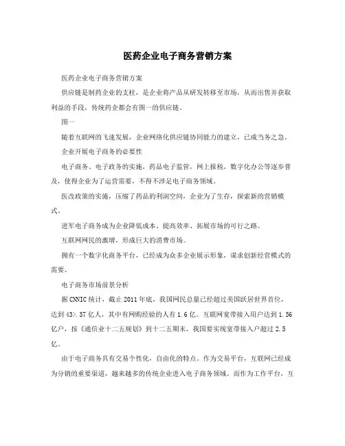 医药企业电子商务营销方案