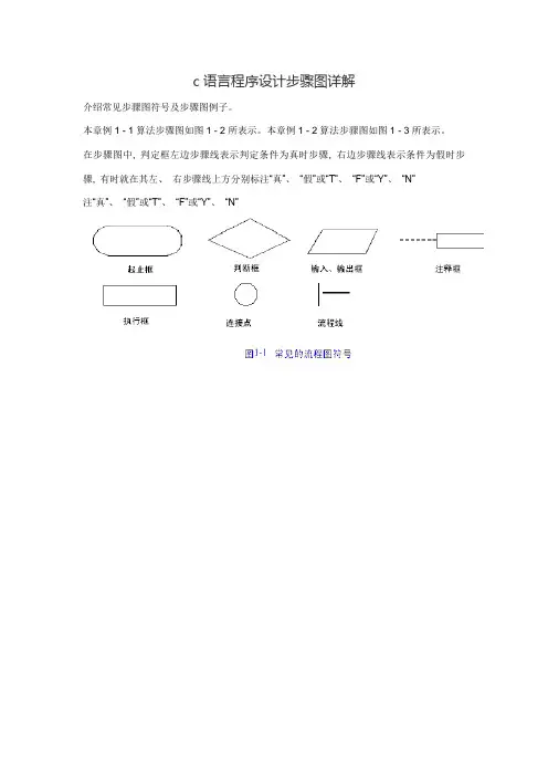 c语言程序设计流程图详解