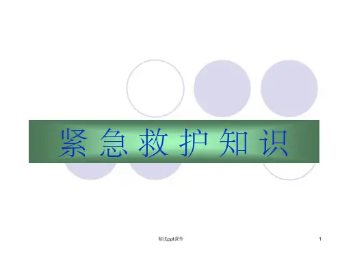 《紧急救护知识》PPT课件