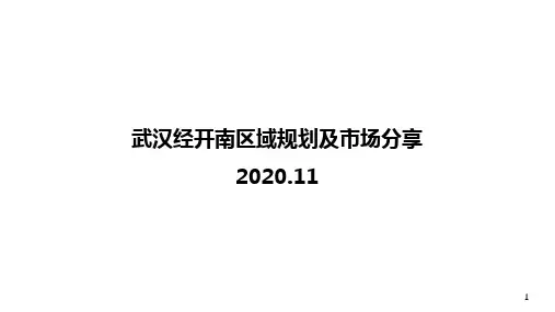2020.11武汉经开南板块规划及市场分享
