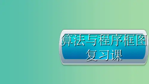 高中数学 算法与程序框图复习课课件 新人教A版必修3