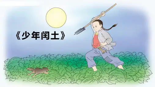 《少年闰土》课件(共34张PPT)