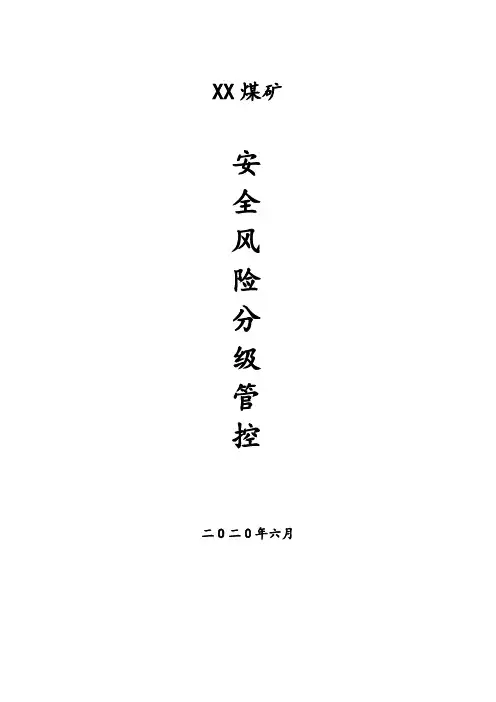 XX煤矿安全风险分级管控资料