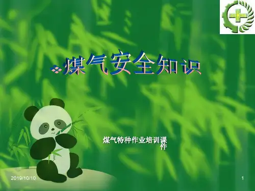 煤气特种作业培训(安全技术知识)PPT课件