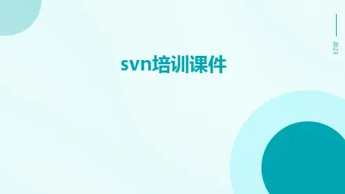 SVN培训课件