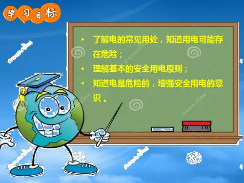 大班健康活动安全用电PPT34页
