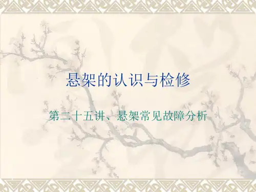 悬架常见故障分析ppt课件