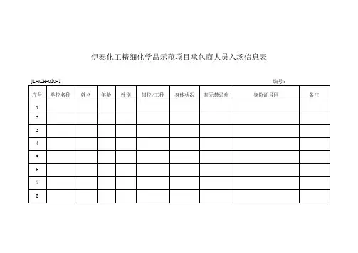 入场证登记