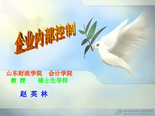 企业内部控制 PPT课件讲义