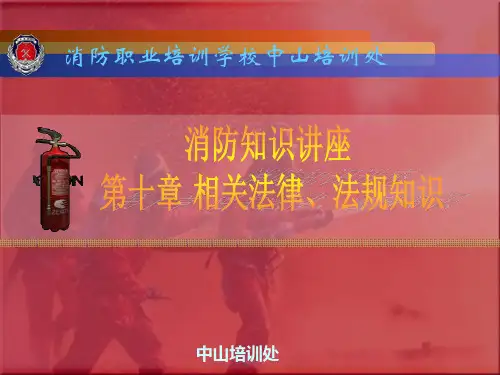 第十章相关法律、法规知识第一节消防法相关知识