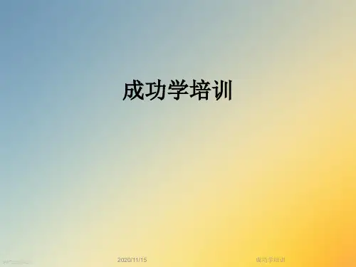 成功学培训