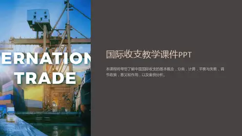 国际收支教学课件
