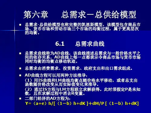 宏观经济学  第六章