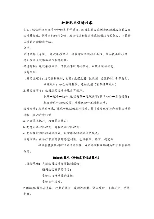神经肌肉促进技术