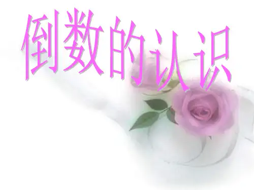人教版数学六年级上册《倒数的认识》课件(共22张PPT)