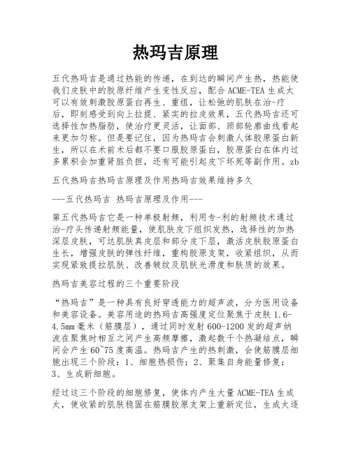 热玛吉原理