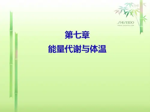第七章能量代谢和体温-医学课件