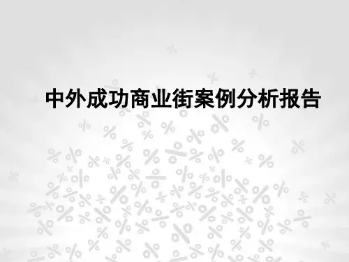 中外成功商业街案例分析报告