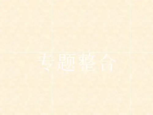 高中政治 专题三 西方国家现代市场经济的兴起专题整合课件 新人教版选修2