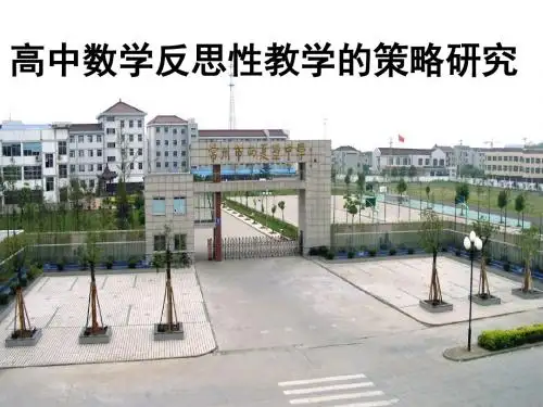 高中数学反思性教学的策略研究