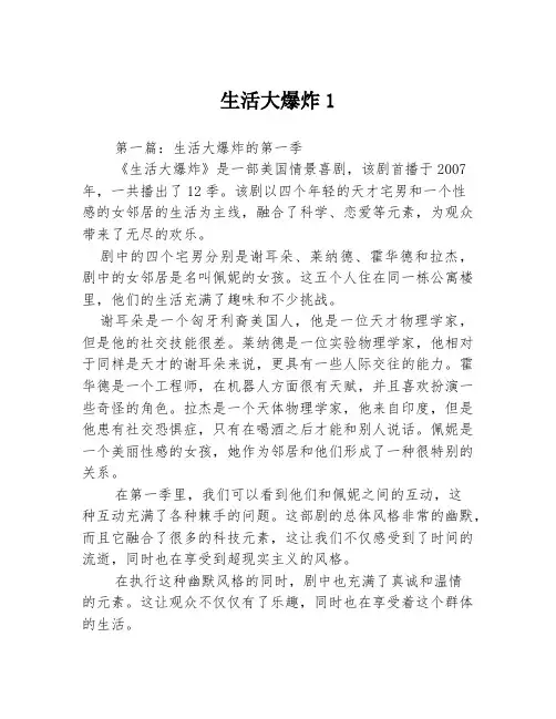 生活大爆炸1