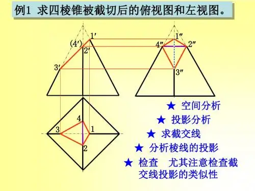 第三章示例——截交线和相贯线实例