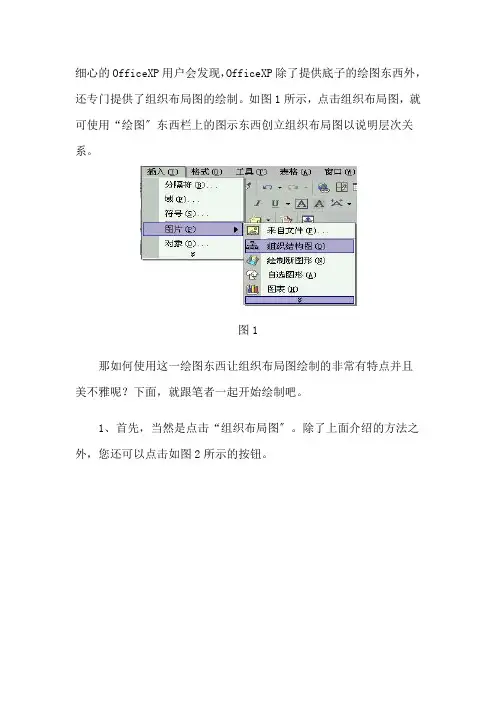 组织结构图制作方法