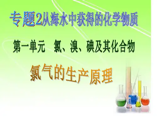 氯气的制备获奖课件