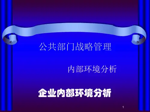 公共部门战略管理公共部门战略管理