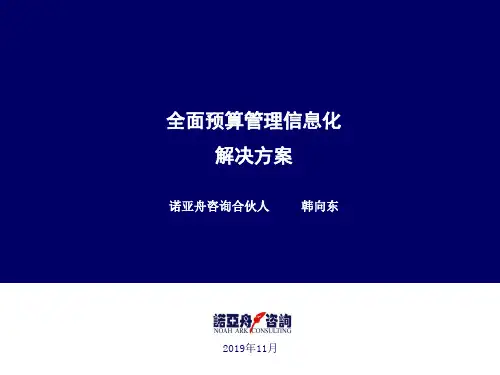 元年海波龙软件预算信息化解决方案