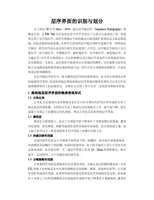 层序界面的识别与划分
