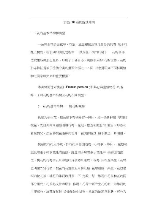 花的解剖结构.docx